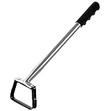 Walensee Mini Action Hoe for Weeding Stirrup Hoe Tools for Garden Hula-Ho with 14- Inch Scuffle Loop Hoe Gardening Weeder Cultivator, Sharp Durable Metal Handle Weeding Rake with Cushioned Grip, Grey Photo, best price $16.50 new 2024