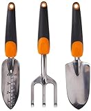 Fiskars 384490-1001 Ergo Garden Tool Set, Regular Package, Black/Orange Photo, best price $30.66 new 2024