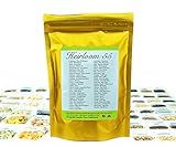 Heirloom Futures Seed Pack with 55 Varieties of Vegetable Seeds. 100% Non GMO Open Pollinated Non-Hybrid Naturally Grown Premium USA Seed Stock for All Gardeners. Photo, best price $44.95 ($0.82 / Count) new 2024