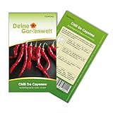 Chili De Cayenne Samen - Capsicum annuum - Chilisamen - Gemüsesamen - Saatgut für 30 Pflanzen Foto, bester Preis 1,99 € (0,07 € / stück) neu 2024