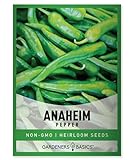 Anaheim Pepper Seeds for Planting Heirloom Non-GMO Anaheim Peppers Plant Seeds for Home Garden Vegetables Makes a Great Gift for Gardening by Gardeners Basics Photo, best price $5.95 new 2024
