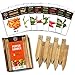 Photo Pepper Seeds for Garden Planting - 8 Non-GMO Heirloom Pepper Seed Packets, Wood Gift Box & Plant Markers, DIY Home Gardening Gifts for Plant Lovers