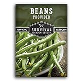 Survival Garden Seeds - Provider Bush Bean Seed for Planting - Packet with Instructions to Plant and Grow Stringless Green Beans in Your Home Vegetable Garden - Non-GMO Heirloom Variety Photo, best price $4.99 new 2024