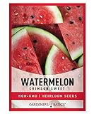 Watermelon Seeds for Planting - Crimson Sweet Heirloom Variety, Non-GMO Fruit Seed - 2 Grams of Seeds Great for Outdoor Garden by Gardeners Basics Photo, best price $4.95 new 2024