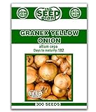 Granex Yellow Onion Seeds - 300 Seeds Non-GMO Photo, best price $1.59 ($0.01 / Count) new 2024