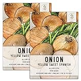 Seed Needs, Yellow Sweet Spanish Onion Seeds for Planting (Allium cepa) Twin Pack of 450 Seeds Each Non-GMO Photo, best price $8.85 ($4.42 / Count) new 2024