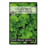 Sow Right Seeds - Cilantro Seed - Non-GMO Heirloom Seeds with Full Instructions for Planting an Easy to Grow herb Garden, Indoor or Outdoor; Great Gift (1 Packet) Photo, best price $4.99 new 2024