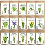 Seedra 15 Herb Seeds Variety Pack - 4500+ Non-GMO Heirloom Seeds for Planting Hydroponic Indoor or Outdoor Home Garden - Lavender, Parsley, Cilantro, Basil, Thyme, Mint, Rosemary, Dill & More Photo, best price $18.89 ($1.26 / Count) new 2024