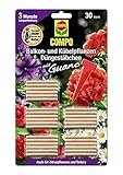 COMPO Balkon- und Kübelpflanzen Düngestäbchen mit Guano, 3 Monate Langzeitwirkung, 30 Stück Foto, bester Preis 5,49 € (0,18 € / count) neu 2024