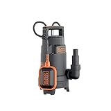 Black+Decker BXUP750PTE Pompa Immersione per Acque Chiare e Scure, Portata max. 13.000 l/h, Prevalenza max. 8 m, 750 W foto, miglior prezzo  nuovo 2024