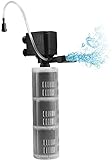 XpertMatic DB-368F 3 Stages 475 GPH Aquarium Filter for Up to 180 Gallon Fish Tank, Submersible Internal Fish Tank Filter with Water Pump, Power Filter for Fish Tank, Aquarium, Pond Photo, best price $29.99 new 2024