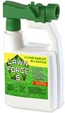Nature’s Lawn - Lawn Force 5 - Liquid Fertilizer, Aerator, Dethatcher w/Humic + Fulvic Acid, Kelp/Seaweed & Mycorrhizae - Free Sprayer - Pet-Safe - 1qt Photo, best price $29.99 new 2024