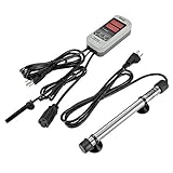 hygger 200W Titanium Aquarium Heater for Salt Water and Fresh Water, Digital Submersible Heater with External IC Thermostat Controller and Thermometer, for Fish Tank 20-45 Gallon Photo, best price $59.99 new 2024