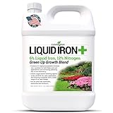 Chelated Liquid Iron +Plus Concentrate Blend, Liquid Iron for Lawns, Plants, Shrubs, and Trees Stunted or Growth and Discoloration Issues – Solve Iron Deficiency and Root Problems – (32 oz.) USA Made Photo, best price $34.95 new 2024