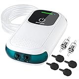 KEDSUM Battery Aquarium Air Pump, Quietest Rechargeable and Portable Fish Aerator Pump with Dual Outlets for Fish Tank, Outdoor-Fishing, Fish Transportation and Power Outages Photo, best price $25.99 new 2024