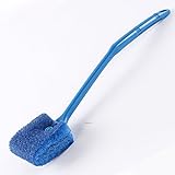 SLSON Aquarium Algae Scraper Double Sided Sponge Brush Cleaner Long Handle Fish Tank Scrubber for Glass Aquariums and Home Kitchen,15.4 inches Photo, best price $6.99 new 2024