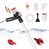 Hachtecpet Aquarium Gravel Vacuum Cleaner: Quick Fish Tank Siphon Cleaning with Algae Scrapers Air-Pressing Button Water Changer kit for Water Changing | Sand Cleaner Photo, best price $16.99 new 2024