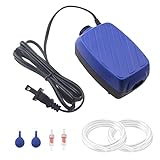 FYD 4W Aquarium Air Pump 1.8L/Min*2 Dual Outlet with Accessories for Up to 50 Gallon Fish Tank Photo, best price $15.99 new 2024