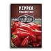 Photo Survival Garden Seeds - Marconi Red Pepper Seed for Planting - Packet with Instructions to Plant and Grow Long Sweet Italian Peppers in Your Home Vegetable Garden - Non-GMO Heirloom Variety