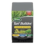 Scotts Turf Builder Triple Action - Weed Killer & Preventer, Lawn Fertilizer, Prevents Crabgrass, Kills Dandelion, Clover, Chickweed & More, Covers up to 4,000 sq. ft., 20 lb Photo, best price $29.97 new 2024
