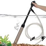 hygger Manual 256GPH Gravel Vacuum for Aquarium, Run in Seconds Aquarium Gravel Cleaner Low Water Level Water Changer Fish Tank Cleaner with Pinch or Grip Suction Ball Adjustable Length Photo, best price $29.99 new 2024