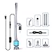 Photo hygger 360GPH Electric Aquarium Gravel Cleaner, 5 in 1 Automatic Fish Tank Cleaning Tool Set Vacuum Water Changer Sand Washer Filter Siphon Adjustable Length 15W