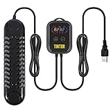 Submersible Aquarium Heater, 800W/1200W fish tank heater, double tube heating, rapid heating and energy saving, LED digital temperature controller, suitable for sea water and fresh water(1200W) Photo, best price $99.69 new 2024