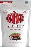 Superseedz Gourmet Roasted Pumpkin Seeds | Somewhat Spicy | Whole 30, Paleo, Vegan & Keto Snacks | 8g Plant Based Protein | Produced In USA | Nut Free | Gluten Free Snack | (6-pack, 5oz each) Photo, best price $26.84 ($0.89 / Ounce) new 2024