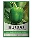 Photo California Wonder Bell Seeds for Planting Garden Heirloom Non-GMO Seed Packet with Growing and Harvesting Peppers Instructions for Starting Indoors for Outdoor Vegetable Garden by Gardeners Basics