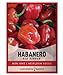 Photo Red Habanero Pepper Seeds for Planting 100+ Heirloom Non-GMO Habanero Peppers Plant Seeds for Home Garden Vegetables Makes a Great Gift for Gardeners by Gardeners Basics