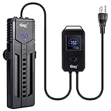 hygger 800W Titanium Steel Aquarium Heater for Marine and Fresh Water, Digital Submersible Heater with Built-in Thermometer, External LCD Display Thermostat Controller, for Fish Tank 120-180 Gallon Photo, best price $89.99 new 2024