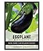 Photo Eggplant Seeds for Planting - Black Beauty Solanum melongena is A Great Heirloom, Non-GMO Vegetable Variety- 300 mg Seeds Great for Outdoor Spring, Winter and Fall Gardening by Gardeners Basics