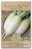 Gaea's Blessing Seeds - Daikon Radish Seeds - Summit F1 Hybrid - Korean Type - Heirloom Non-GMO Seeds with Easy to Follow Planting Instructions - 94% Germination Rate Photo, best price $5.99 new 2024