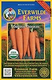 Everwilde Farms - 1000 Organic Danvers Carrot Seeds - Gold Vault Packet Photo, best price $3.75 new 2024