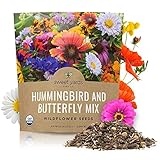 Wildflower Seeds Butterfly and Humming Bird Mix - Large 1 Ounce Packet 7,500+ Seeds - 23 Open Pollinated Annual and Perennial Species Photo, best price $7.97 ($0.00 / Count) new 2024