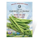 The Old Farmer's Almanac Heirloom Organic Bush Bean Seeds (Blue Lake) - Approx 55 Seeds Photo, best price $4.29 ($6.76 / Ounce) new 2024