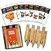 Photo Pepper Seeds for Garden Planting - 8 Non-GMO Heirloom Pepper Seed Packets, Wood Gift Box & Plant Markers, DIY Home Gardening Gifts for Plant Lovers