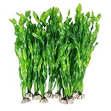 MyLifeUNIT Artificial Seaweed Water Plants for Aquarium, Plastic Fish Tank Plant Decorations 10 PCS (Green) Photo, best price $13.99 ($1.40 / Count) new 2024
