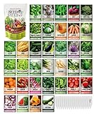 Survival Vegetable Seeds Garden Kit Over 16,000 Seeds Non-GMO and Heirloom, Great for Emergency Bugout Survival Gear 35 Varieties Seeds for Planting Vegetables 35 Free Plant Markers Gardeners Basics Photo, best price $39.95 ($0.00 / Count) new 2024
