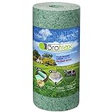 Grotrax Biodegradable Grass Seed Mat - 55 SQFT Year Round - Grass Seed and Fertilizer All in One for Lawns, Dog Patches & Shade - Just Roll, Water & Grow - No Fake or Artificial Grass Photo, best price $52.99 new 2024