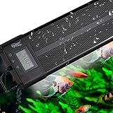 hygger Aquarium Programmable LED Light, for 48~55in Long Full Spectrum Plant Fish Tank Light with LCD Setting Display, 7 Colors, Sunrise Sunset Moon and DIY Mode, for Novices Advanced Players Photo, best price $74.99 new 2024