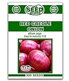 Red Creole Onion Seeds - 300 Seeds Photo, best price $1.95 ($0.01 / Count) new 2024