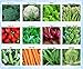 Photo Premium Winter Vegetable Seeds Collection Organic Non-GMO Heirloom Seeds 12 Varieties: Radish, Pea, Broccoli, Beet, Carrot, Cauliflower, Green Bean, Kale, Arugula, Cabbage, Asparagus, Brussel Sprout
