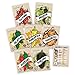 Photo Hot Pepper Seeds Variety Pack - 100% Non GMO – Habanero, Jalapeno, Cayenne, Anaheim, Hungarian Hot Wax, Serrano, Poblano. Heirloom Chili Pepper Seeds for Planting in Your Organic Garden