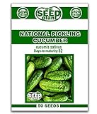 National Pickling Cucumber Seeds - 50 Seeds Non-GMO Photo, best price $1.59 ($0.03 / Count) new 2024