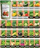 16,000 Heirloom Seeds for Planting Vegetables and Fruits - 32 Variety, Non-GMO Survival Seed Vault Photo, best price $39.99 ($0.00 / Count) new 2024
