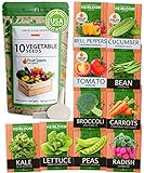 HOME GROWN 10 Heirloom Vegetable Seeds - 2000+ Survival Bugout Seeds and Essential Emergency Prepper Gear - Non GMO Vegetable Seeds for Planting Home Garden Pack Photo, best price $16.99 ($0.01 / Count) new 2024