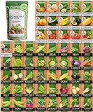 HOME GROWN Heirloom Vegetable Seeds - 27,500+ Seeds - 55 Variety of Non GMO Vegetable Seeds for Planting Home Garden, Homestead and Survival Gardening Seeds - Seeds for Planting Fruits and Vegetables Photo, best price $69.99 ($0.00 / Count) new 2024
