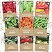 Photo Organic Hot Pepper Seeds Variety Pack - 9 Unique Packets Non-GMO USDA Certified Organic Sweet Yards Seed Co