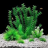 QUMY Aquarium Plants Plastic Fish Plant Set for Tank Artificial Decoration for All Fish Medium Photo, best price $11.99 new 2024